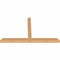 Ekena Millwork Portland Timber Gable Bracket, Western Red Cedar, 96"W x 56"H x 5 1/2"D x 5 1/2"F, 14/12 Pitch GBW096X56X0606POR00SWR - alternate 3